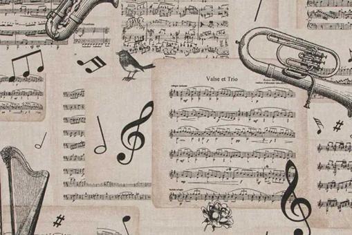 Dekostoff Leinenoptik - Sinfonie