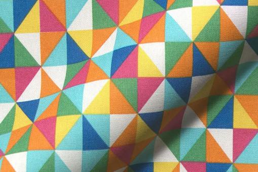 Dekostoff - Bunte Rauten