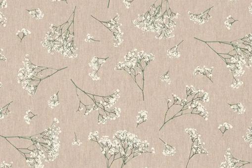 Dekostoff Leinenoptik - Schleierkraut