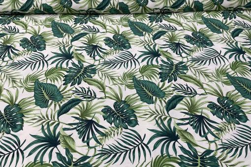 Dekostoff - Dschungelpflanzen - 280 cm breit