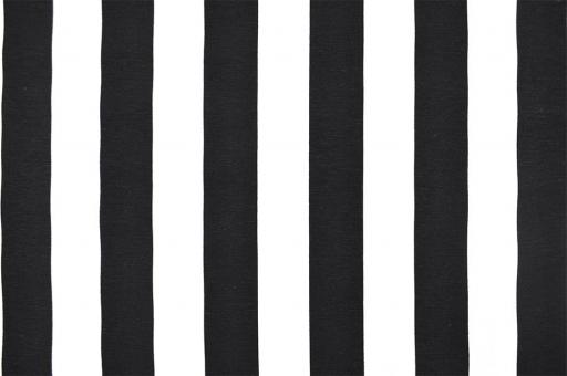Dekostoff - Blockstreifen - Schwarz/Weiß - 280 cm - 1,0 Meter