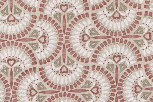 Dekostoff Leinenoptik - Folka Ornaments - 280 cm