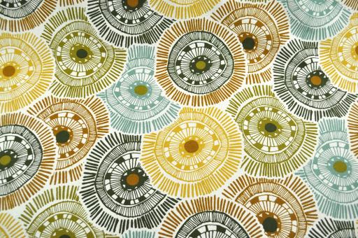 Dekostoff Digitaldruck - Ethno-Kreise - 1,0 Meter