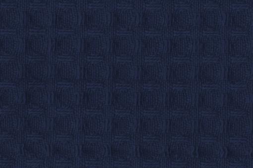 Waffelpiqué-Stoff - Uni Nachtblau