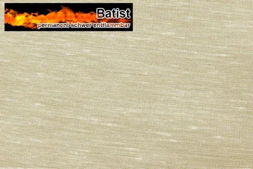 Batist - permanent schwer entflammbar - 300 cm