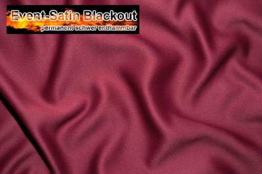 Event-Satin Blackout - permanent schwer entflammbar - 300 cm