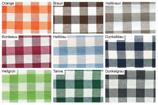 Deko- und Gardinenstoff - 280 cm - Vichy Karo 1,5 cm