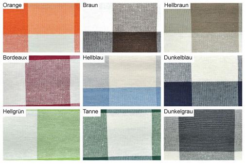 Deko- und Gardinenstoff - 280 cm - Karo 5,5 cm