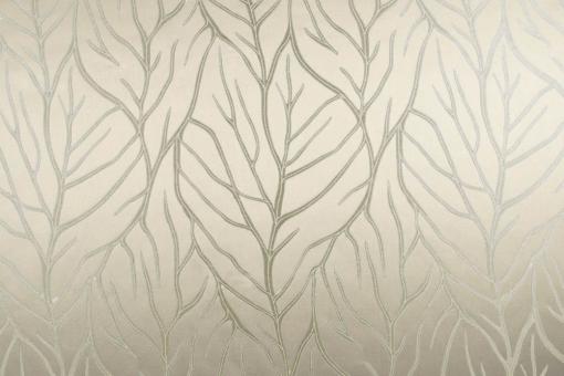 Dekostoff Jacquard - Leafs - Sand - 1,0 Meter