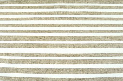 Deko - Outdoorstoff - Leinenoptik-Streifen - 2,0 Meter