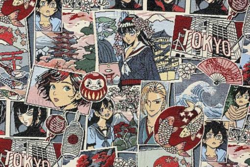 Gobelinstoff - Akio Manga