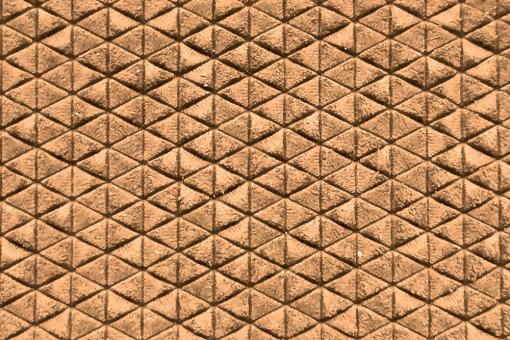 Echtleder-Stück - Geo-Prägung - Croupon