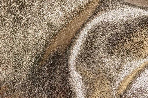 Ziegenleder Premium - Glamour - Gold