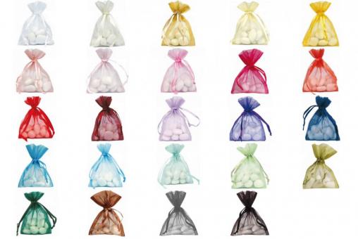 10 x Organza Säckchen 7,5 x 10 cm