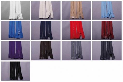 Kunststoff-Reißverschluss teilbar - 70 cm