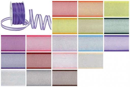 Organza/Satinband 10 mm - 50 m Rolle