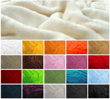 Superweicher Fleece-Stoff in tollen Farben