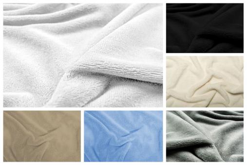 Frotteefleece Bambus de luxe - Uni