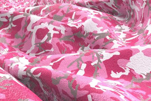 Fleece-Stoff Camouflage