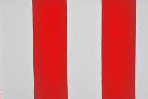 Universalstoff - Streifen breit - Rot/Weiß - 1,0 Meter