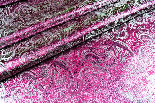 Brokat Maharadscha - Pink/Silber