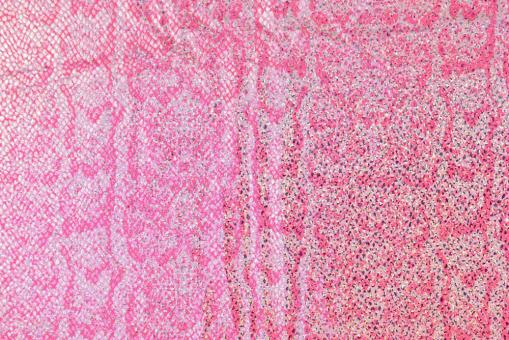 Tanzkleiderstoff Hologramm - Pink Reptile