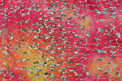 Tanzkleiderstoff Hologramm - Shiny Lava