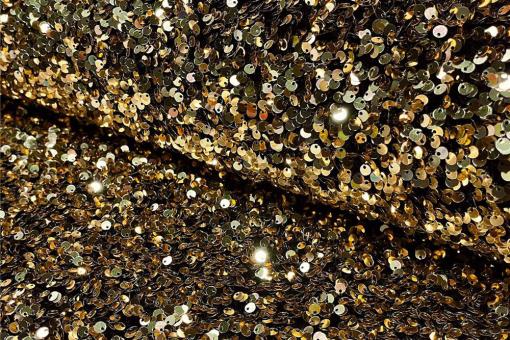Pailletten auf Samt