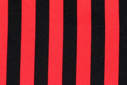 Universalstoff - Streifen - Rot/Schwarz