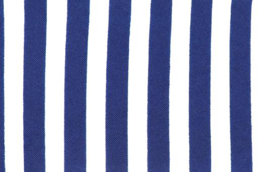 Universalstoff - Streifen - Royal/Weiß