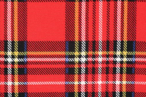 Universalstoff Schottenkaro - Rot