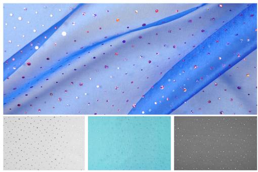 Organza Pailletten-Holo