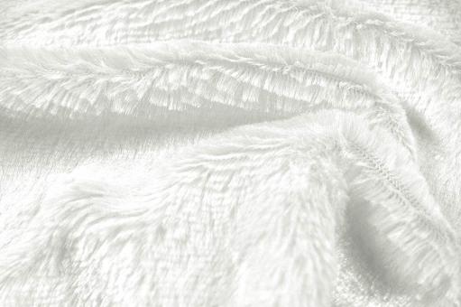 Flauschfell - Light - Uni - Weiß - 1,0 Meter