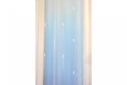 Scherli Borgholt - Weiß transparent - 300 cm hoch - Bleiband - 1,0 Meter