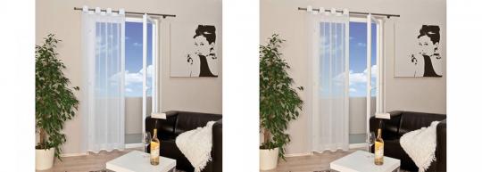 Fertig-Ösengardine Fana H.235 x B.140 cm