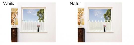 Fertig-Schlaufen-Scheibengardine Den Helder H.50 x B.150 cm