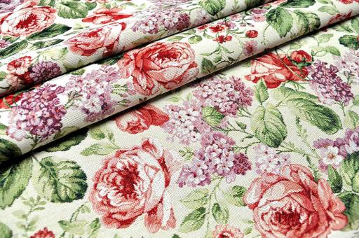 Gobelin-Stoff - Rosenträume