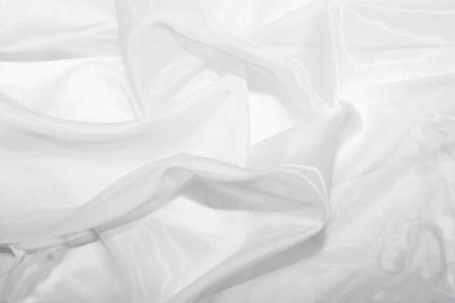 Voile Standard - 150 cm breit - Weiß - 3,0 Meter