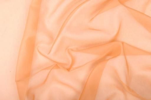 Voile Standard - 150 cm breit - Apricot - 2,0 Meter