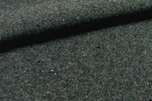 Wärmevorhangstoff mit Wollanteil - Uni - Anthrazit - 1,0 Meter