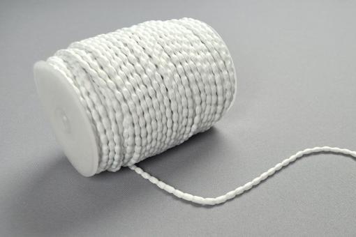 Öko-Bleiband mit 75 g-Walzen, synthetisch ummantelt in Weiß