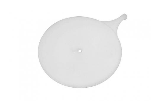 GARDINIA Deckenträger für Aluminium-Vorhangschiene - 3-läufig - 2 Stck. - Weiß