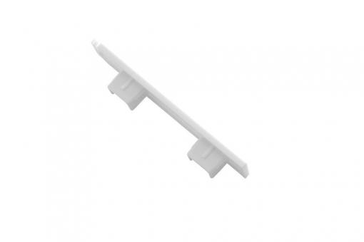 GARDINIA Endstücke für Vorhangschiene 3-läufig - 2 Stück - Weiß