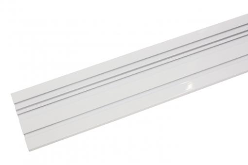 GARDINIA Aluminium-Vorhangschiene - 3-läufig - 150 cm - Weiß
