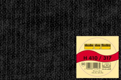 Bügeleinlage H410 - Schwarz