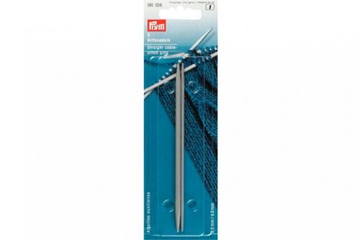 Hilfsnadeln Prym 2,5 + 4,0 mm Perlgrau ALU