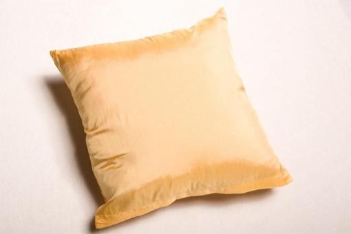 Lagerräumung - Kissenhülle Seidenglanz  40 x 40 cm - Gelb