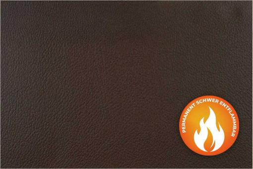 Bezugs-Kunstleder fein - permanent schwer entflammbar
