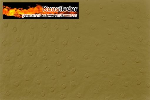 Bezugs-Kunstleder Strauß - permanent schwer entflammbar