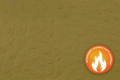 Bezugs-Kunstleder Strauß - permanent schwer entflammbar